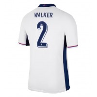 Camisa de Futebol Inglaterra Kyle Walker #2 Equipamento Principal Europeu 2024 Manga Curta